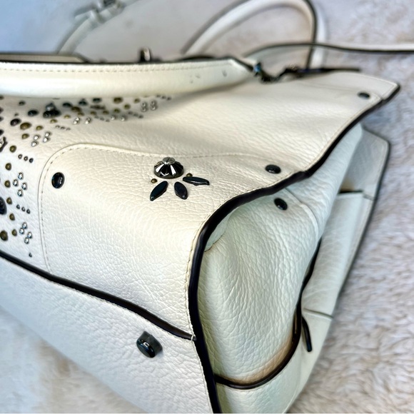 Coach Mercer Studded Bandana Rivets 2-Way Satchel 30 - Picture 10 of 17